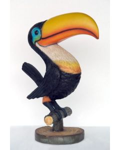 Cartoon Toucan lebensgroß