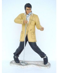 Elvisdouble klein mit Mikrofon verkleinert