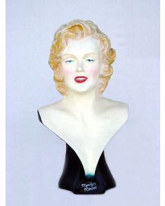 Marilyn Monroe Double Büste mit Unterschrift lebensgroß
