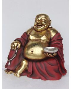 Buddha Rot Gold verkleinert