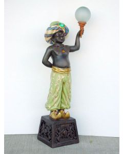 Araber mit Lampe Links lebensgroß
