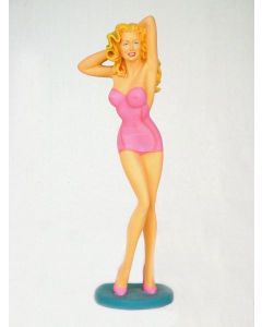 Sexy Girl im Pinken Kleid klein verkleinert