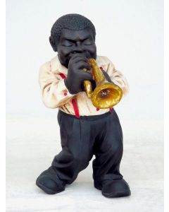 Lustiger Jazz Trompeter verkleinert