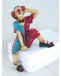 Weiblicher Clown verkleinert
