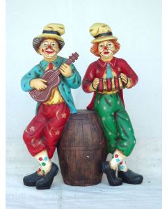 Clowns an Fass verkleinert