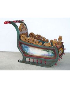 Weihnachtsschlitten lebensgroß