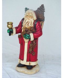 Weihnachtsmann mit Glocke klein verkleinert