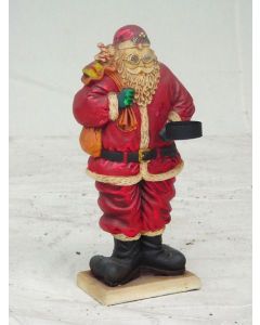 Weihnachtsmann mit Kerzenhalter klein 2D verkleinert