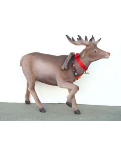 Rentier für Weihnachtsschlitten lebensgroß