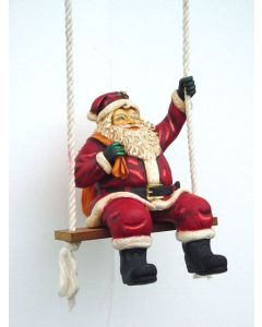Weihnachtsmann auf Schaukel verkleinert