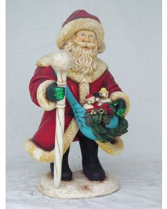 Weihnachtsmann auf Eis verkleinert