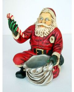 Weihnachtsmann kniend klein verkleinert