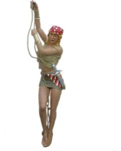 Piratenlady lebensgroß