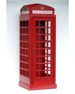 Londoner Telefonzelle Rot lebensgroß
