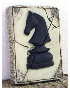 Schach Platte Pferd übergroß XXL
