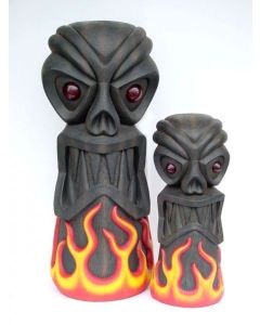 Feuer Tiki Säule klein lebensgroß