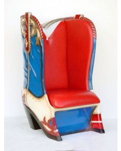Cowboystiefel Sessel Bunt übergroß XXL