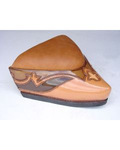 Cowboystiefel Hocker Echtleder übergroß XXL