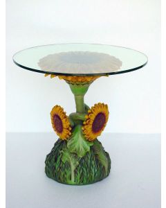 Sonnenblumen Kaffeetisch lebensgroß