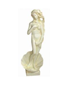 Antike Frauenfigur stehend in Muschel verkleinert