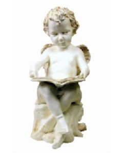 Putte mit Buch verkleinert