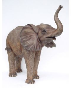 Baby Elefant stehend lebensgroß