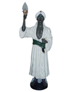 Araber mit Lampe lebensgroß