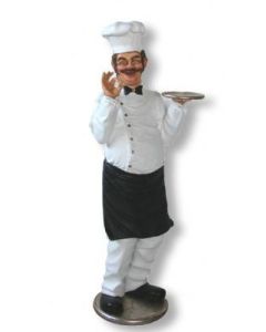 Chefkoch lebensgroß
