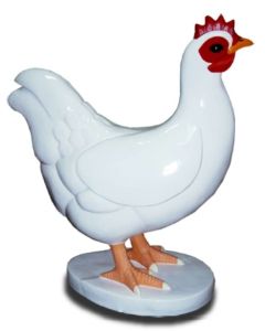 Huhn. Henne XXL übergroß XXL