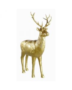 Lebensgroßer Goldener Hirsch lebensgroß