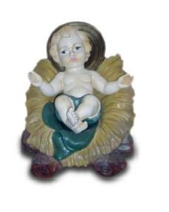 Jesuskind auf Strohlager verkleinert