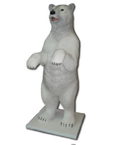 Eisbär stehend lebensgroß