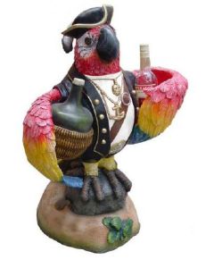 Piratenpapagei lebensgroß