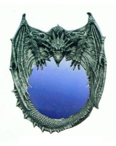 Wandspiegel mit Drachen lebensgroß