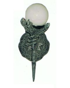 Wandfackel mit Kugelglas verkleinert