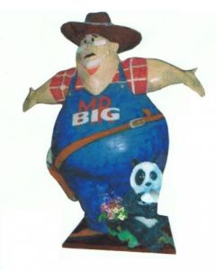Mr. Big Gärtner lebensgroß