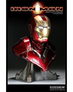 Iron Man Battle Damaged Büste Marvel lebensgroß