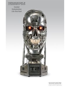 Terminator T-800 Büste - Endoskelett Combat Version verkleinert