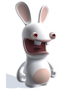 Scream Bunny - Rayman Raving Rabbids lebensgroß