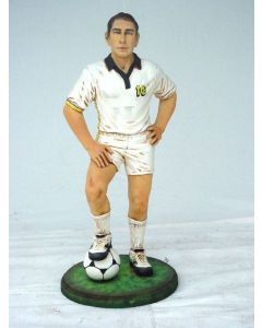 Fußball Spieler klein verkleinert