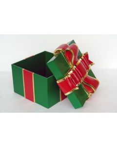 Geschenkbox Grün lebensgroß