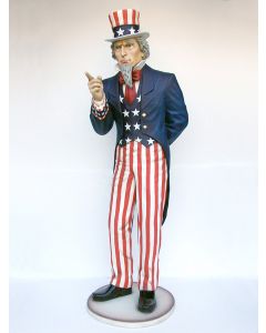 Uncle Sam Big lebensgroß