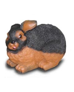 Häschen braun-schwarz lebensgroß