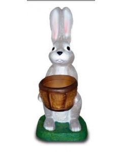 Hase mit Korb vergrößert