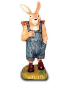 Osterhase groß mit Kiepe vergrößert