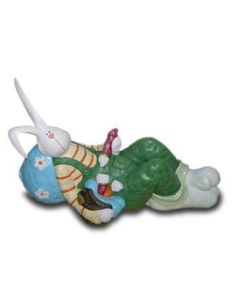 Osterhase liegend lebensgroß