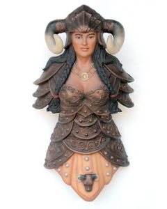 Wikingerbüste Frau lebensgroß