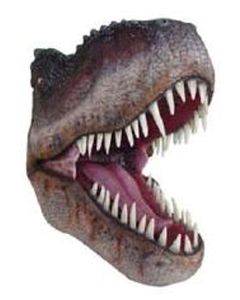 T-Rex Kopf zur Wandmontage lebensgroß