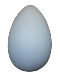 Osterei als Rohling 120cm vergrößert