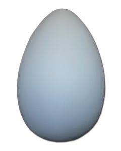 Osterei als Rohling 100cm vergrößert